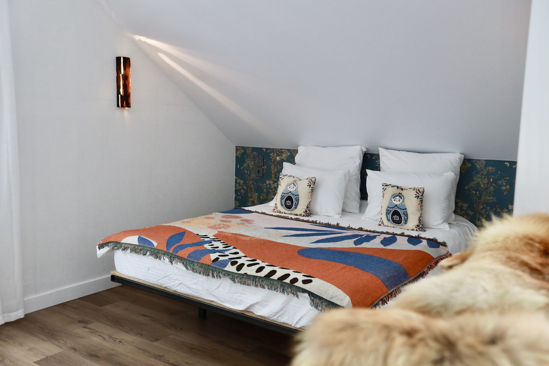 Спальня на мансарде